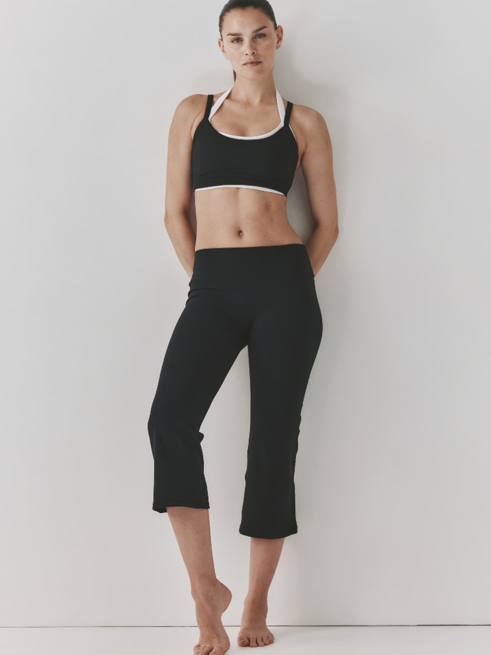 H&M sports running capri